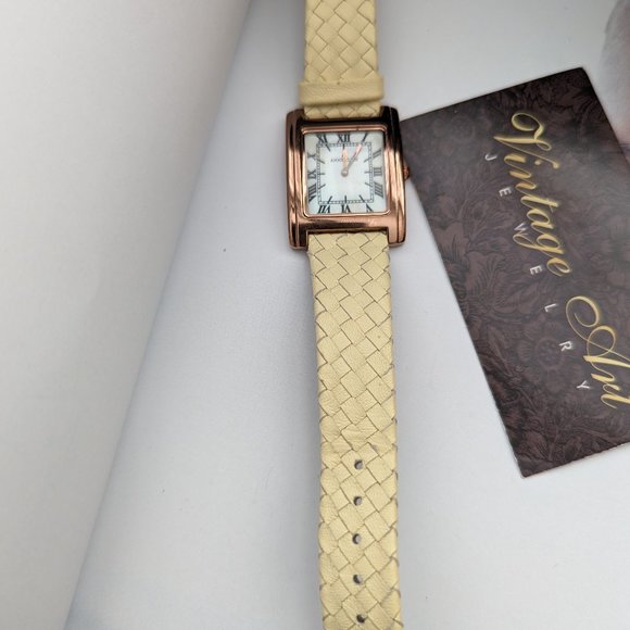 Vintage Satin Copper Design Ann Klein with Amazing Braided Leather Working main image 7